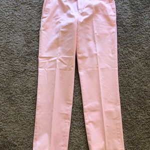 Brooks Brothers Milano Fit Pink Trousers 35 x 32